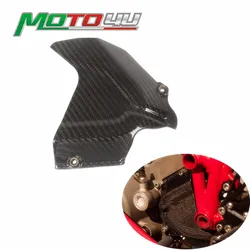 MOTO4U For Ducati 848 1098 1198 100% Carbon Fiber Engine Sprocket Chain Case Cover Fairing Cowl Twill Motorcycle Modification