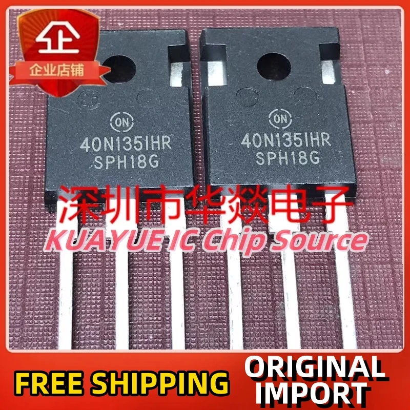 

10PCS-30PCS/40N135IHR NGTB40N135IHRWG TO-247 1350V 40A/ Fast Shipping Quality Guarantee