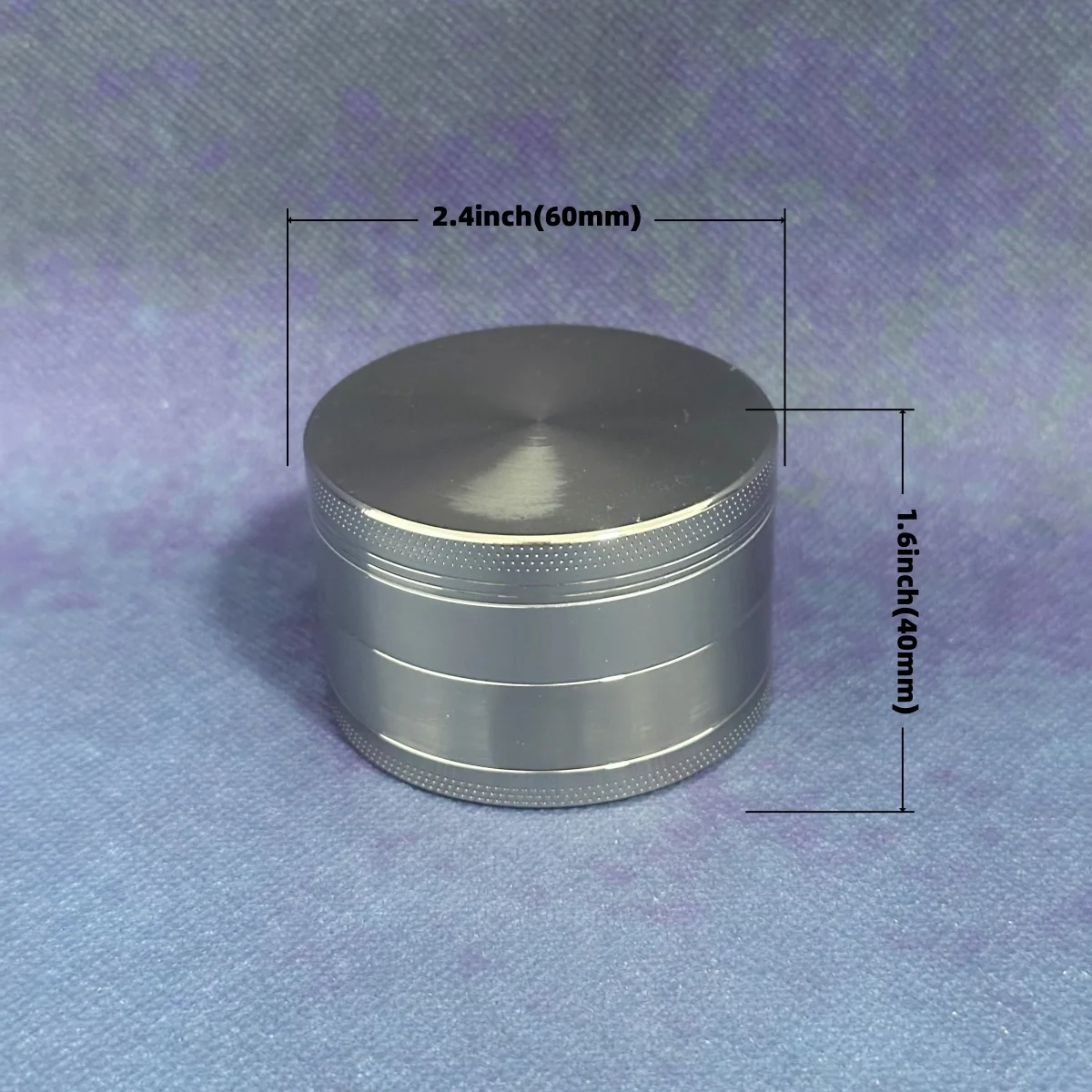 Grinder 2.4inch 60mm Model 11 Four Layer Metal Manual Herb Spice Crusher Kitchen Tobacco Preparation Grinding Tool Home Tool view 3
