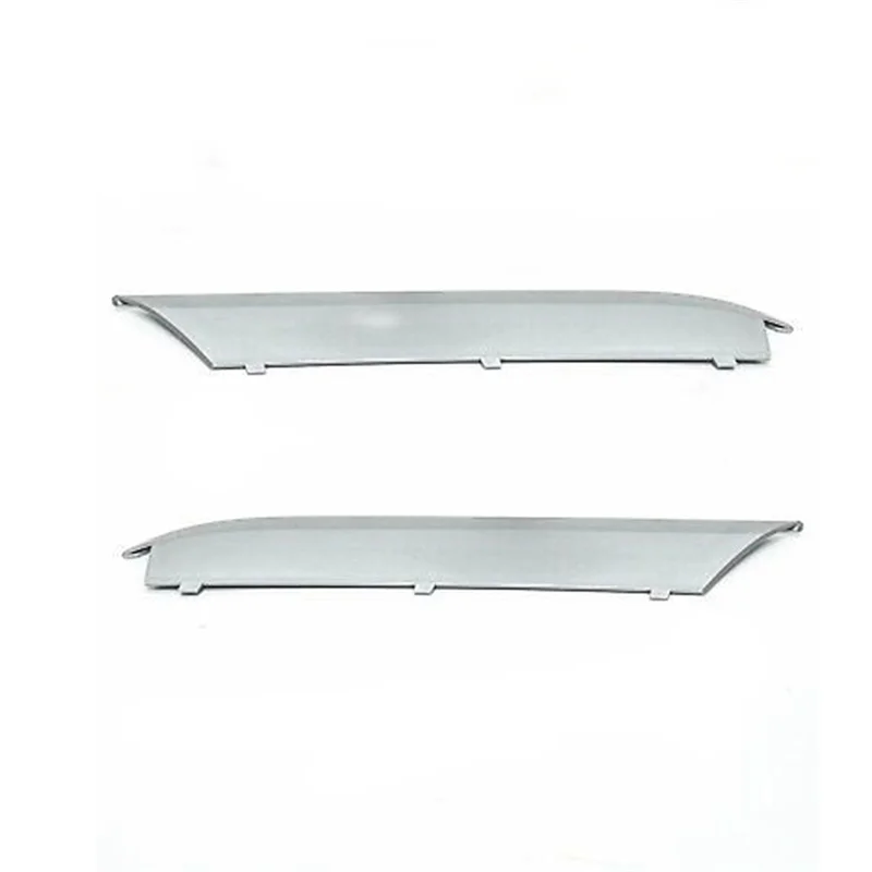 

New Arrival 1Pair Front Bumper Fog Light Frame Trim 51117331717 51117331718 For BMW 5 Series F07 2014-2017 Outside Grille Strip
