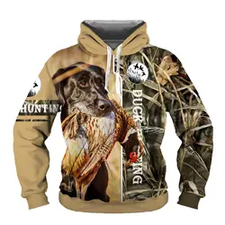 Animal Dog Hunting 3D Print Men Hooded Hoodies Hunting Hunter Men/Women Sweatshirts Harajuku Streetwear Casual Hip Hop Shirt