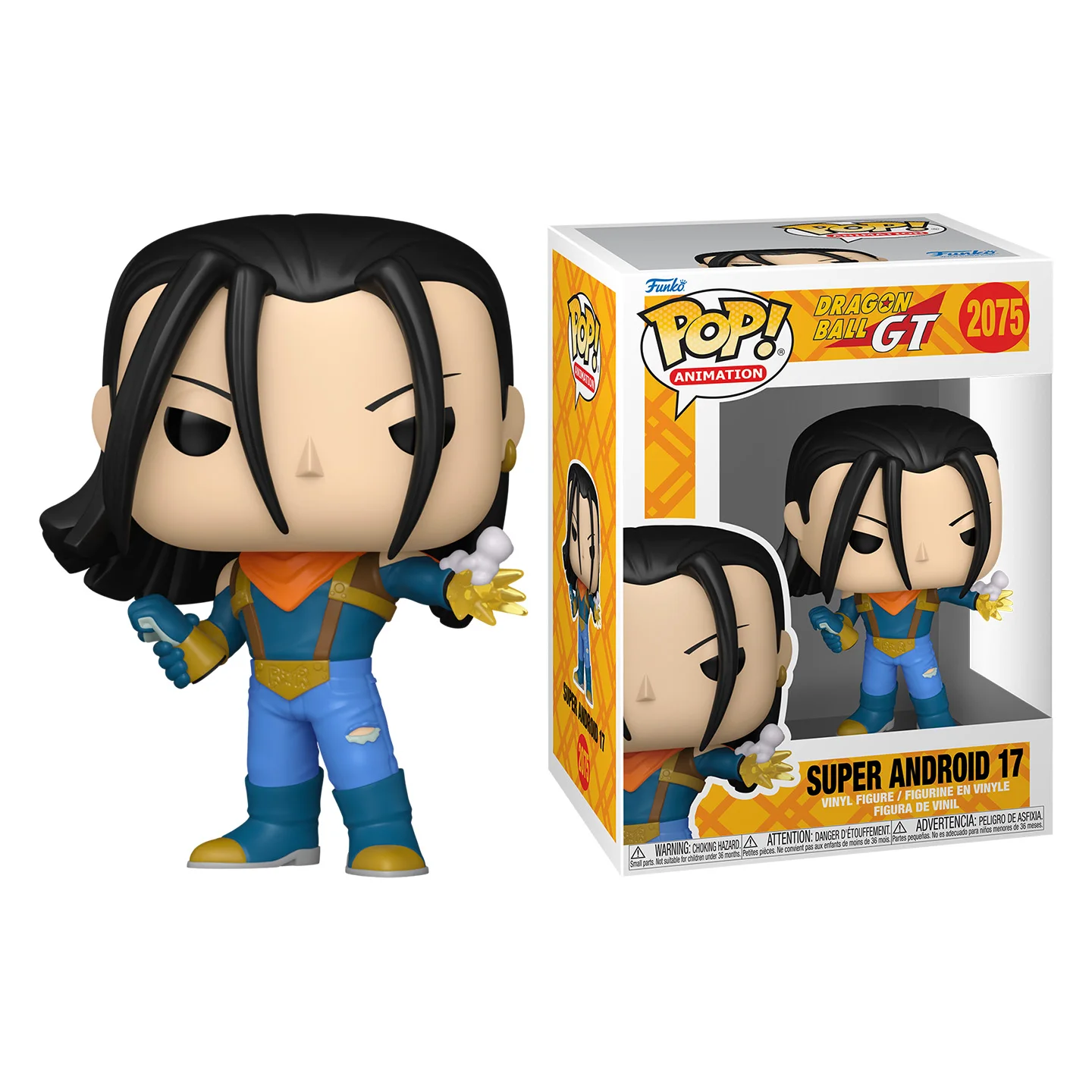 

Dragon Ball Funko Pop аниме и манга Super Android 17, периферийные фигурки, игрушки для мальчиков, подарок, коллекционные украшения