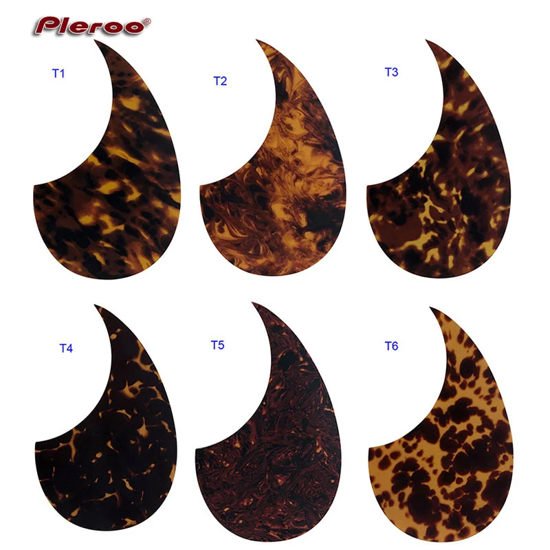 

Pleroo 5pcs Quality Acoustic Guitar Pickguard OM 18V Style Self-adhesive For 40" 41" Size Guitar Parts