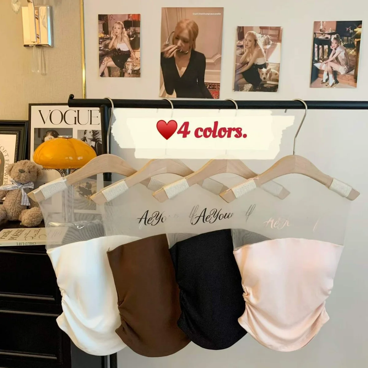 Seamless Letter Knitted Tube Top Women's New Style Summer Thin Cotton Underwear Home Clothes Vest Strap Bralette