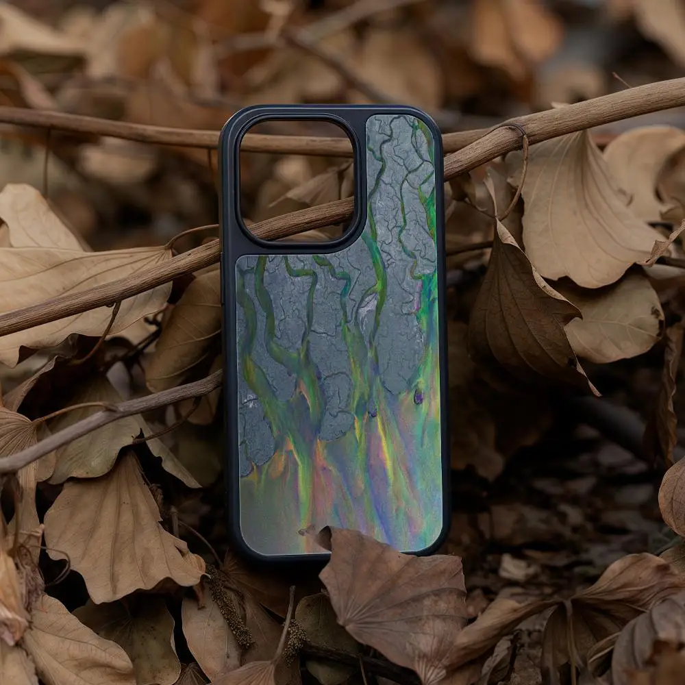 

Alt J Phone Case For iPhone 17 16 15 14 13 12 Pro Max Plus Black Frame Acrylic Carbon Fiber Hard Shell