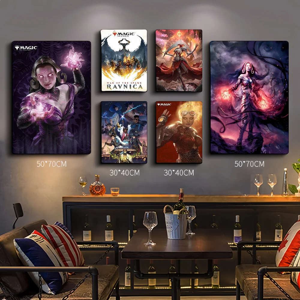 Magic The Gathering Classic Anime Poster Waterproof Paper Sticker Coffee House Bar Room Wall Decor