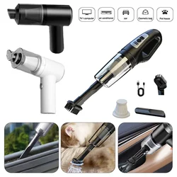 12W Car Portable Handheld Vacuum Powerful Suction Cordless Vacuum Cleaner USB Rechargeable for Vehicle/Home/Office/Pet Hair