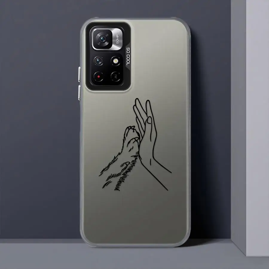 

Мягкий чехол с рисунком милого кошачьего когтя для Xiaomi Poco X3 NFC X3 Pro C50 C51 C61