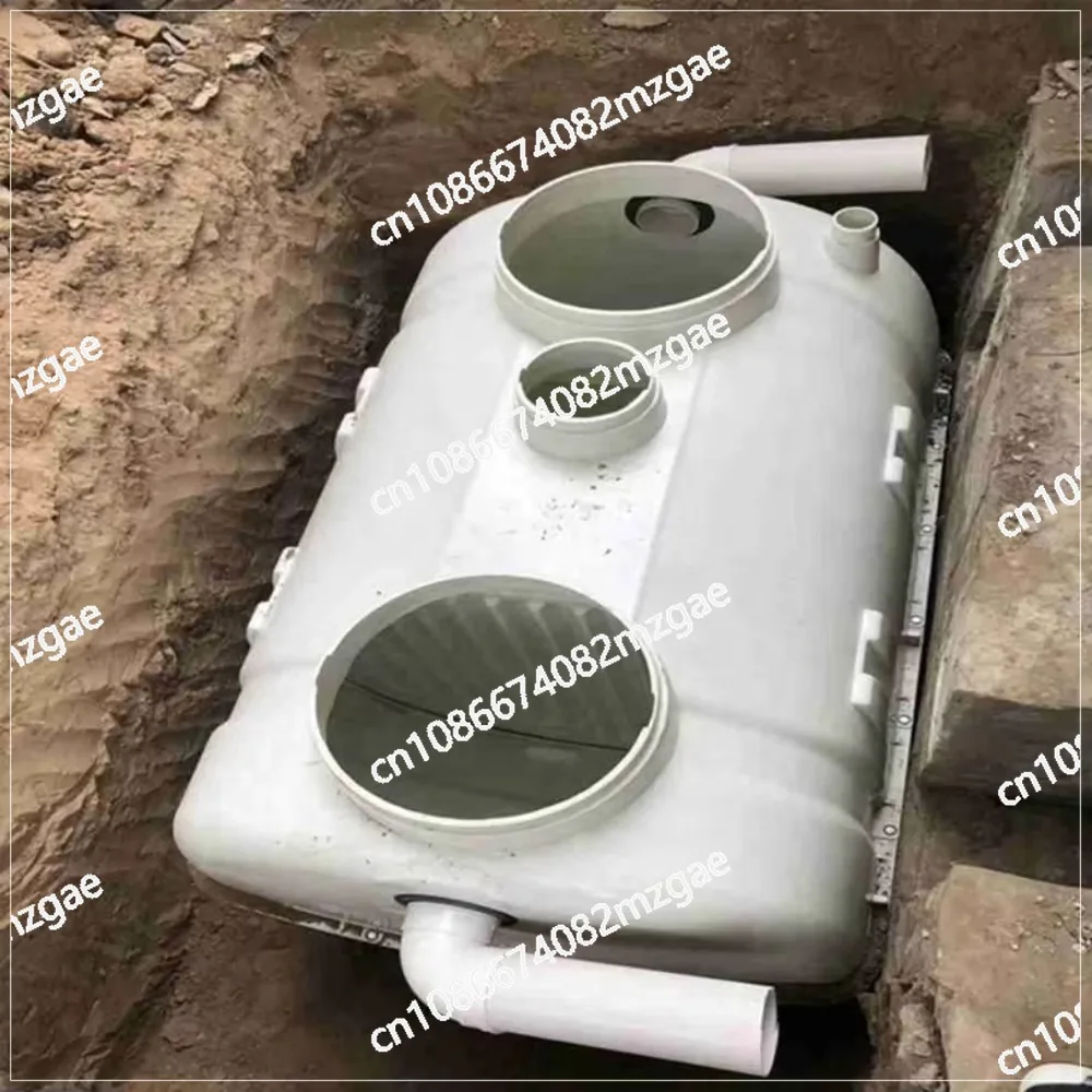 Lightweight Underground  FRP Fiberglass Plastic Septic Tank for Residential