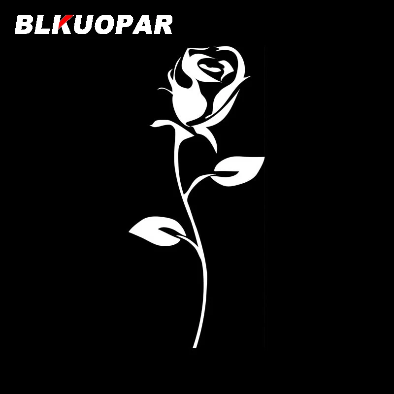 BLKUOPAR Noble Rose Car Stickers Beautiful Plants Decal Waterproof Diy Die Cut Motorcycle Caravan Car Decoration