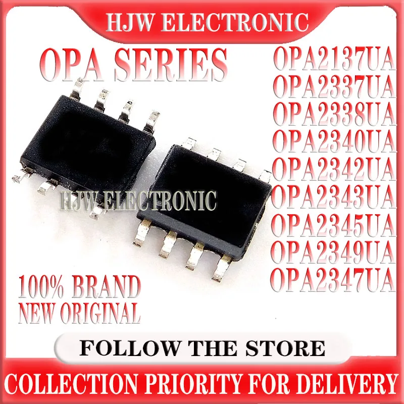 

5Pcs OPA2137UA OPA2337UA OPA2338UA OPA2340UA OPA2342UA OPA2343UA 2343UA OPA2345UA OPA2347UA 2347UA OPA2349UA SOP-8 Chipset