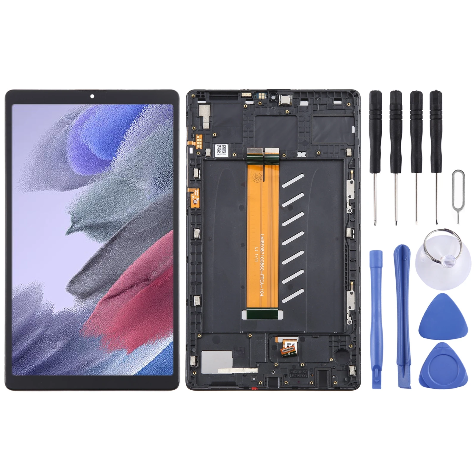 samsung-galaxy-tab-a7-lite-sm-t225-lte版-lcdスクリーンデジタイザー-フレーム付きフルアセンブリ