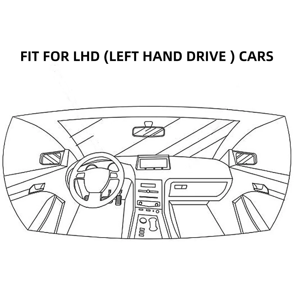 Stainless Steel Car Glove Box Handle Cover LHD Sticker Trim for Volkswagen VW T-ROC Troc 2018 2019 2020 2021 2022 Accessories