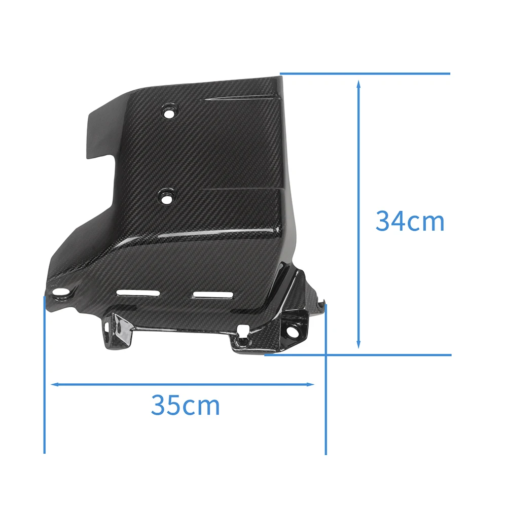Dla Honda NT1100 2022 2023 Ochraniacz brzucha z włókna węglowego Osłona dolnego spojlera motocyklowego