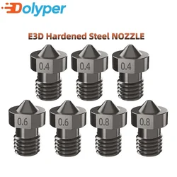 5/10pcs Hardened Steel V6 Nozzle Kit, 3D Printer V6 Hotend Extruder Nozzles for Anycubic i3 Mega, Kobra Neo, Go for Prusa i3 MK3