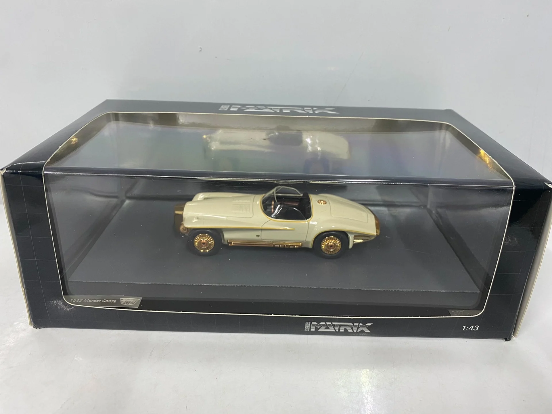 

Литая под давлением матрица, масштаб 1/43 Mercer Cobra, винтажные спортивные автомобили, модель внешнего автомобиля, Коллекционная игрушка, подарок, сувенир, украшение для дисплея