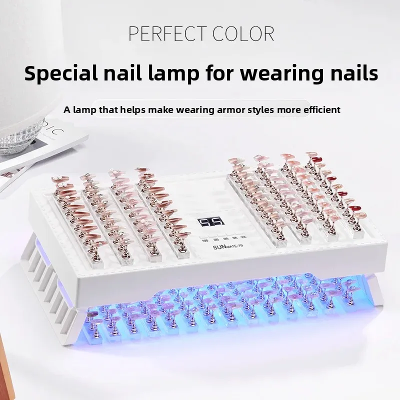 High Power Nail UV LED Lamp Large Space Nail Dryer Fast Curing Light for Press on Nails Tool