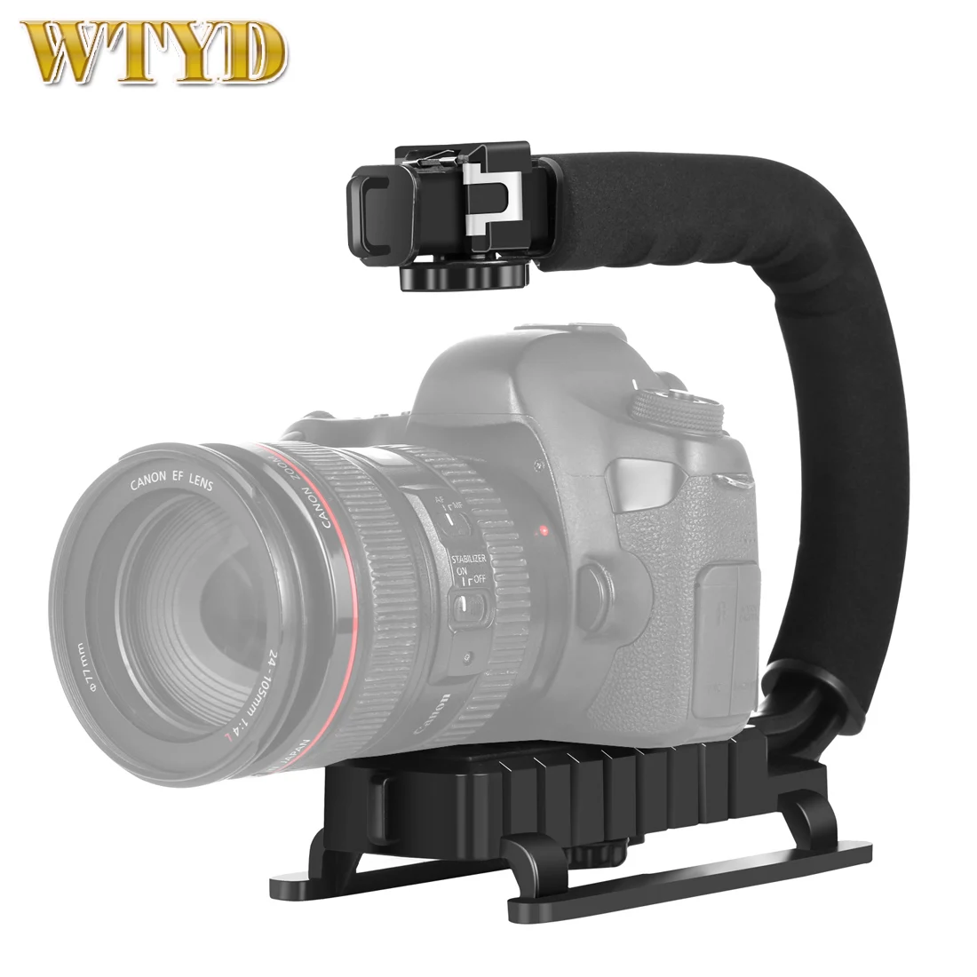 مثبت على شكل u/c محمول Puluz ، لجميع كاميرات slr وكاميرا dv المنزلية