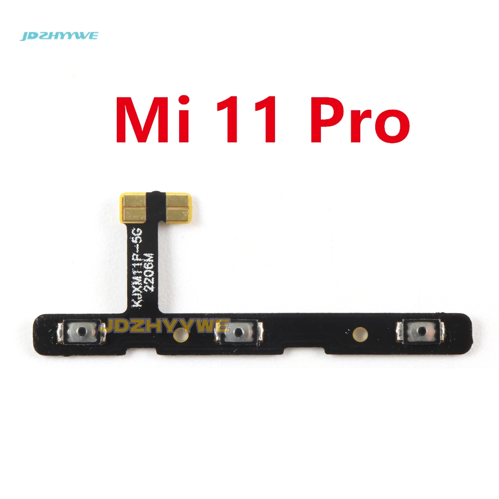 1PCS For Xiaomi Mi 11 10 5G 11 Lite Pro Ultra 11i 11T 10T Mute Side Button Original Key Switch Volume Power On Off Flex Cab