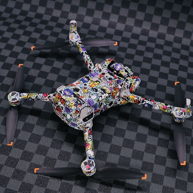 Naklejki pcv dla DJI Mini 3 Drone skóry całego ciała pilot naklejki odporna na zarysowania wodoodporne kolorowe folia zabezpieczająca przed zarysowaniem — zdjęcie produktu 5