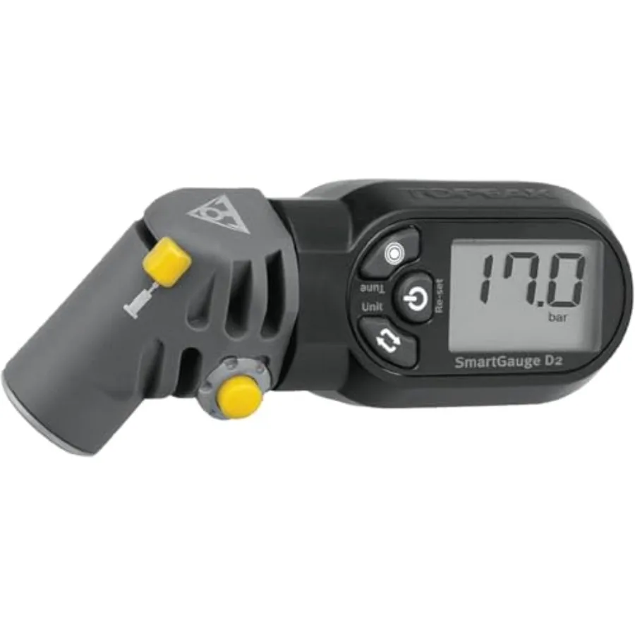 

Цифровой манометр SmartGauge D2 для шин Presta/Schrader, 250 фунтов на кв. дюйм/17 бар, высокоточный измеритель давления воздуха с ЖК-дисплеем
