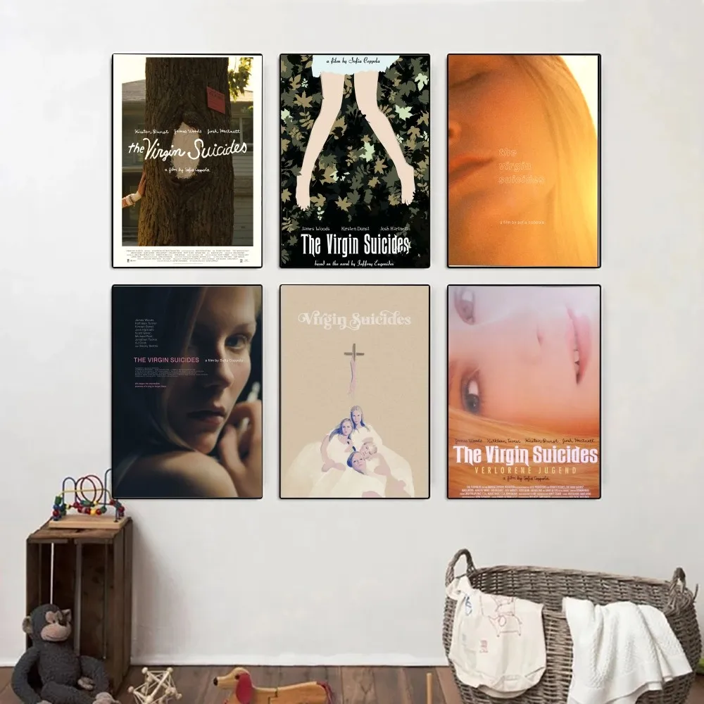 Классический София Копбола фильм Девы Самоубийцы фильм постер крафт-бумага винтажный постер настенная живопись исследование эстетическое искусство Sma