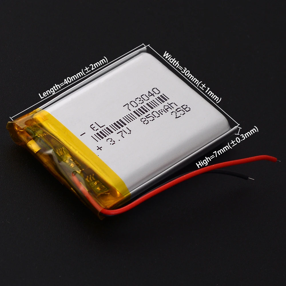 10Pcs /Lot 603040 3.7V 800mAh Lithium Li-ion Polymer Battery 303040 403040 503040 703040 803040 903040 103040 123040