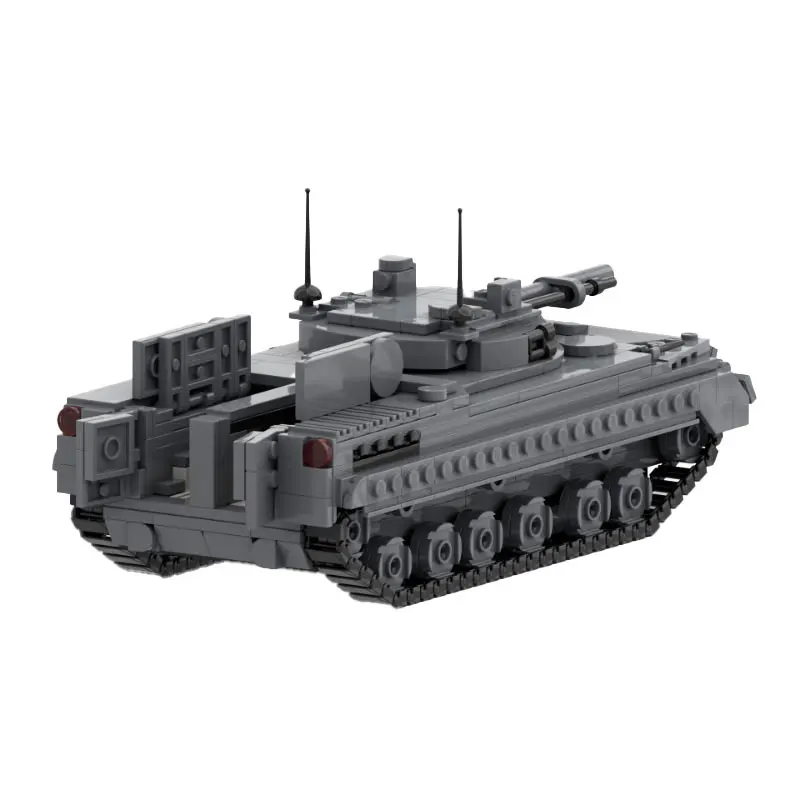 2024 New Building Blocks WW II Military Weapon Soviet Lnfantry Fighting Vehicle BMP-3 MBT Tank 1:35 DIY Model Puzzle Bricks Toy