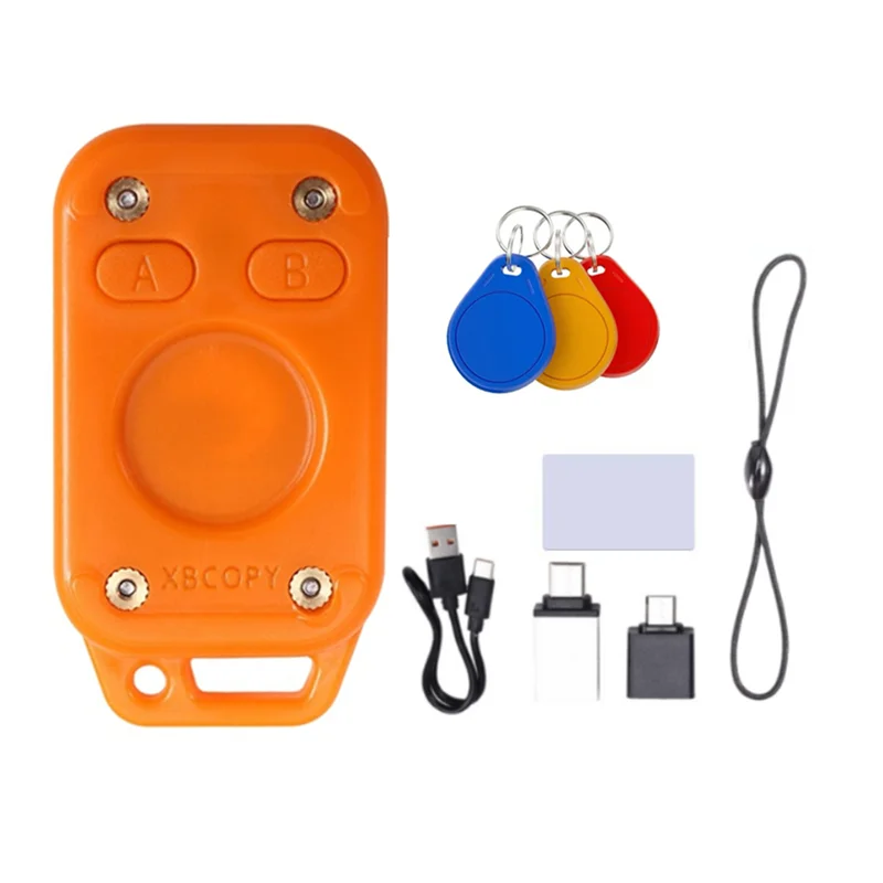 【BRILLIANT 】Restart Chameleon V2.0 RFID Emulator 125Khz 13.56Mhz Reader 3CUID Keychain+1UID White Card Chameleon Ultra Duplicato