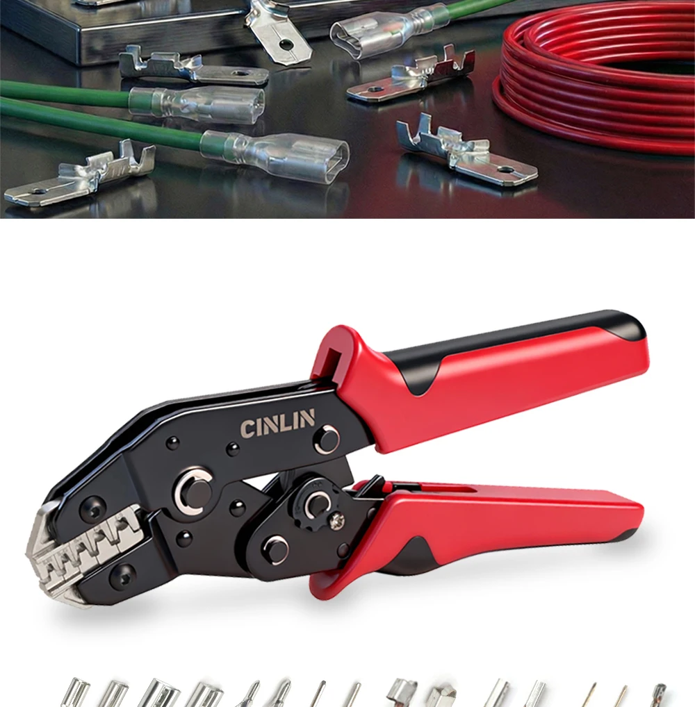 CLN-68B 0,08-1,5mm² Offene Kabelschuhzange (28-16AWG) für JST, DuPont, Molex, PH2.0 XH2.54 3.96 4.2mm Rastermaß – Detail 2