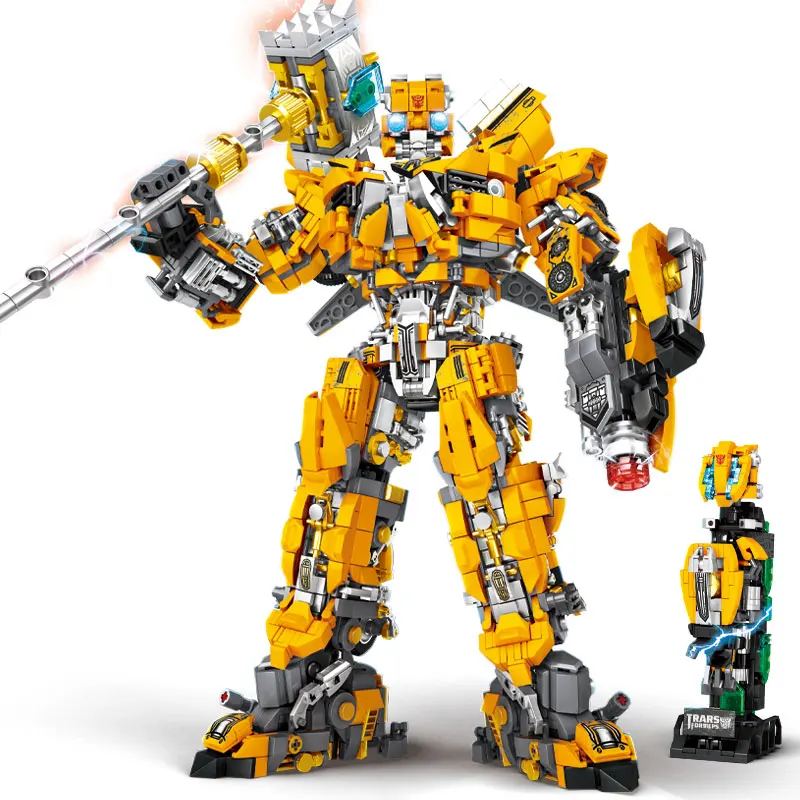 2700+Pcs MOC Bricks Set Movie Transform War Mecha Robot Model Building Blocks Toys High Technical  Birthday Gifts Children Kids