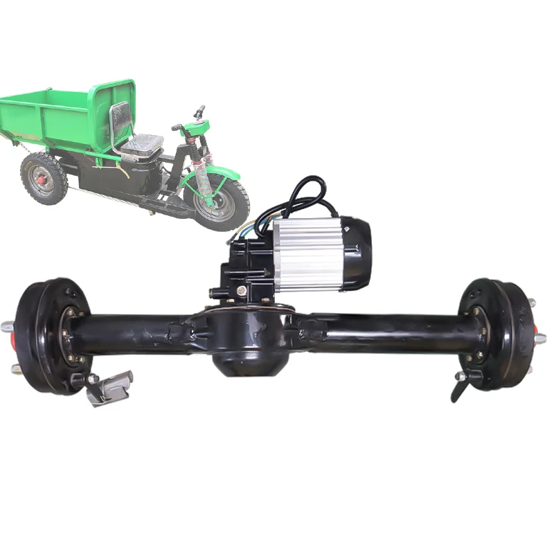 100cm 1300W Electric Tricycle DC Brushless Motor Rear Axle 1: 33 Differential Low-Speed Modified Vehicle Drive Axle 2026