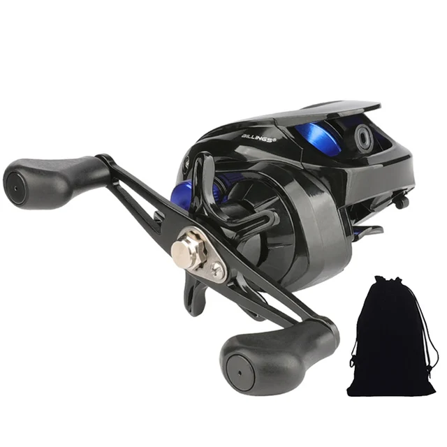 Baitcasting Reel 6.3:1 8KG Max Drag Visserij-reel voor Bass in Oceaanomgeving Casting Reel Spinning Reel Vissen Accessoires