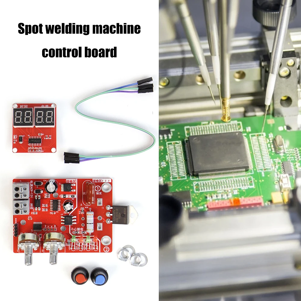 Transformer Controller Board Adjustable Time Current Welder Transformer Controller Board Portable DIY Battery Accessories