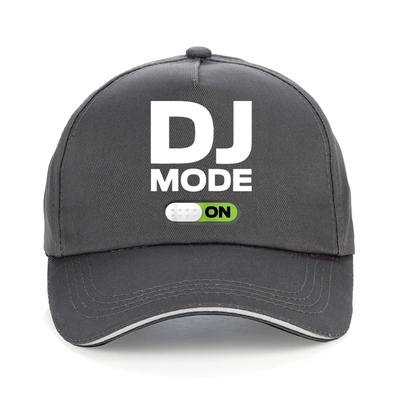 Funny DJ Mode ON Disc Music men hat Fashion Unisex Summer Style Women Men rock baseball cap Birthday Gifts hats Snapback gorra