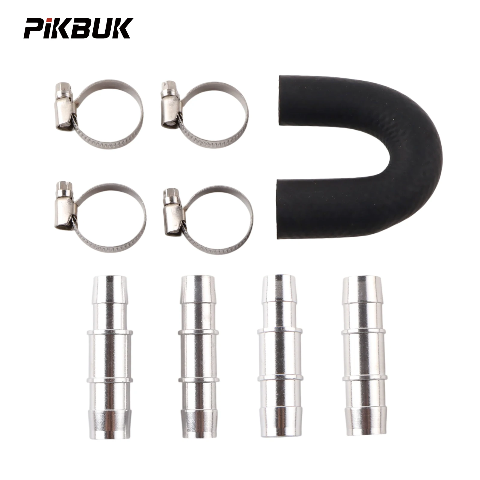 626-001 Billets Aluminum Engine Heater Core Bypass Kit With 5/8' 3/4' Hose Diameter Compatible With Most Common Heater Hoses