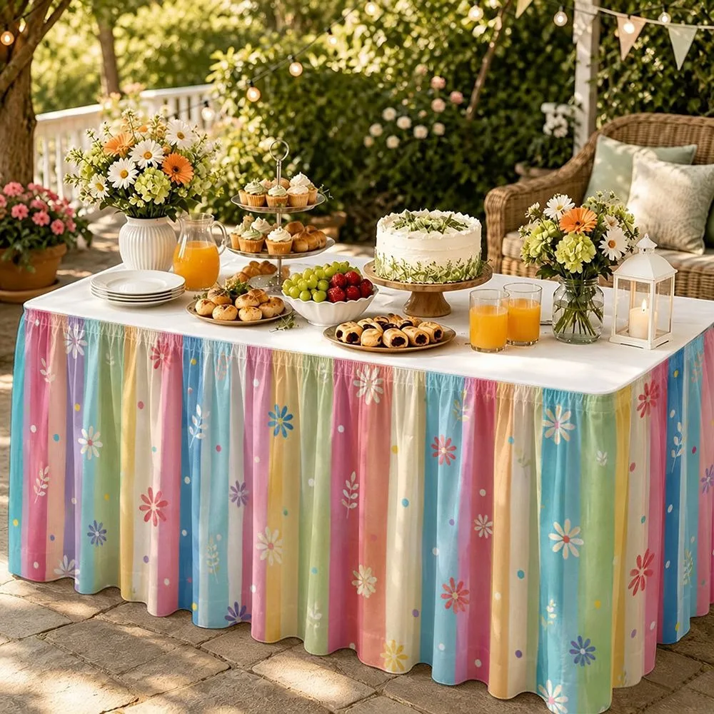 Suitable for home decoration, festival decoration, table decoration, and party table skirt decoration.