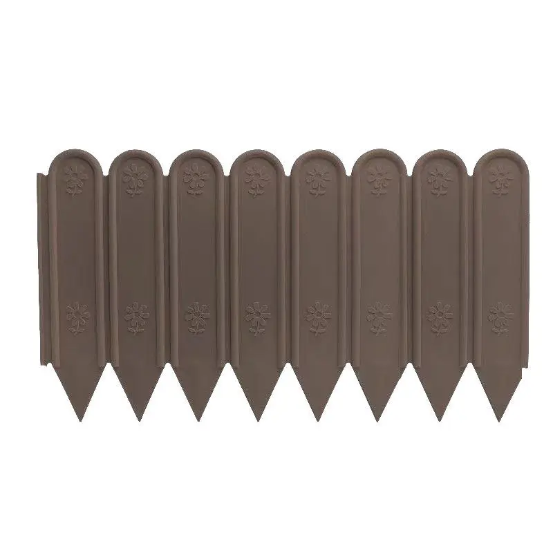 Plastic Ground Insert Retaining Border, Grass Stone Separation Fence for Flower Beds & Outdoor Vegetable Gardens
