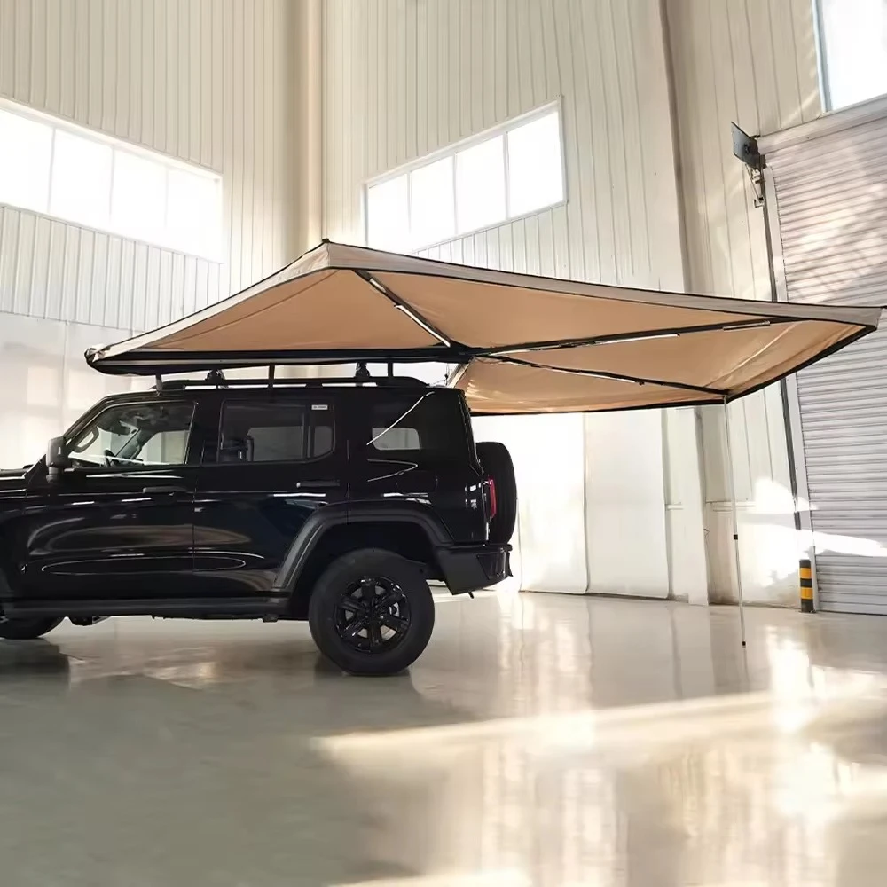 Car Side SUV Fan Shaped 360 Hardtop Tent Four Season Quick Open Fully Automatic Oxford Cloth Waterproof