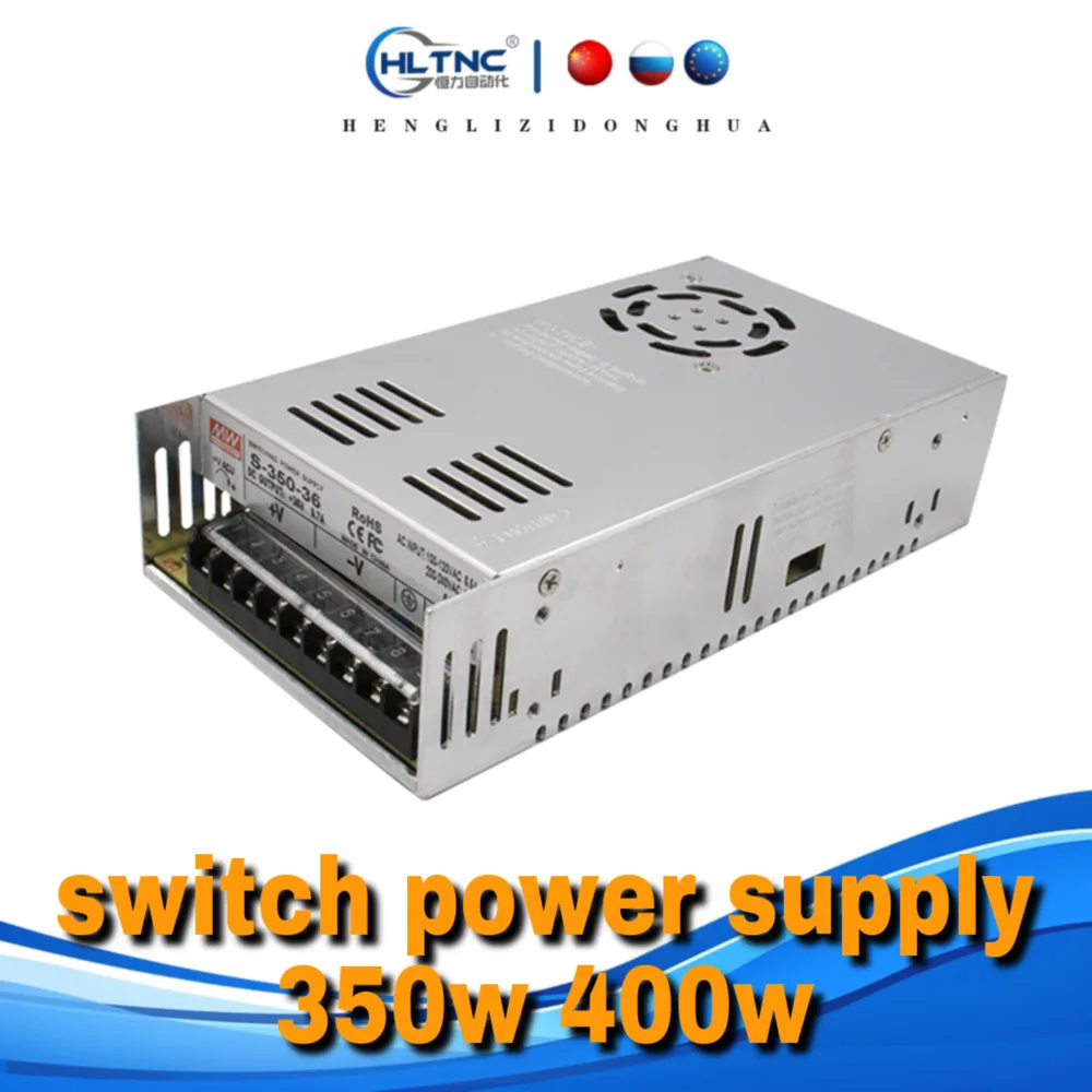 

Mean well High-quality switch power supply AC- DC adapter 350w 400w 24V/36V/48V/60V dc power for CNC parts