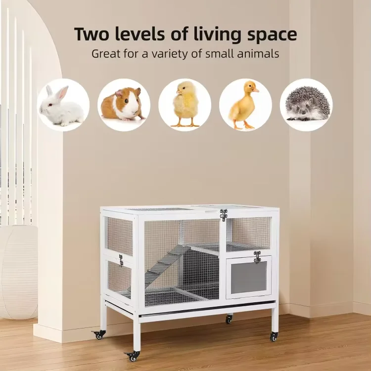 Small design custom high quality wooden hamster hut chicken cage custom rabbit hamster pet