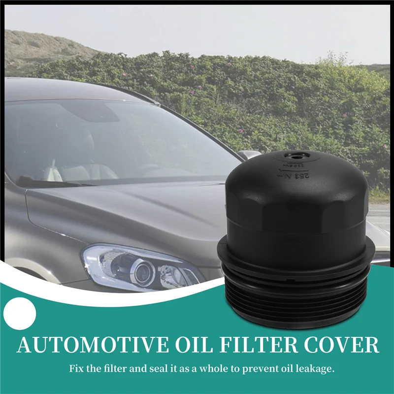 AB56-31410832 Car Engine Oil Filter Housing Cover Fits For Volvo S90L XC40 XC60 2020-22 MK2