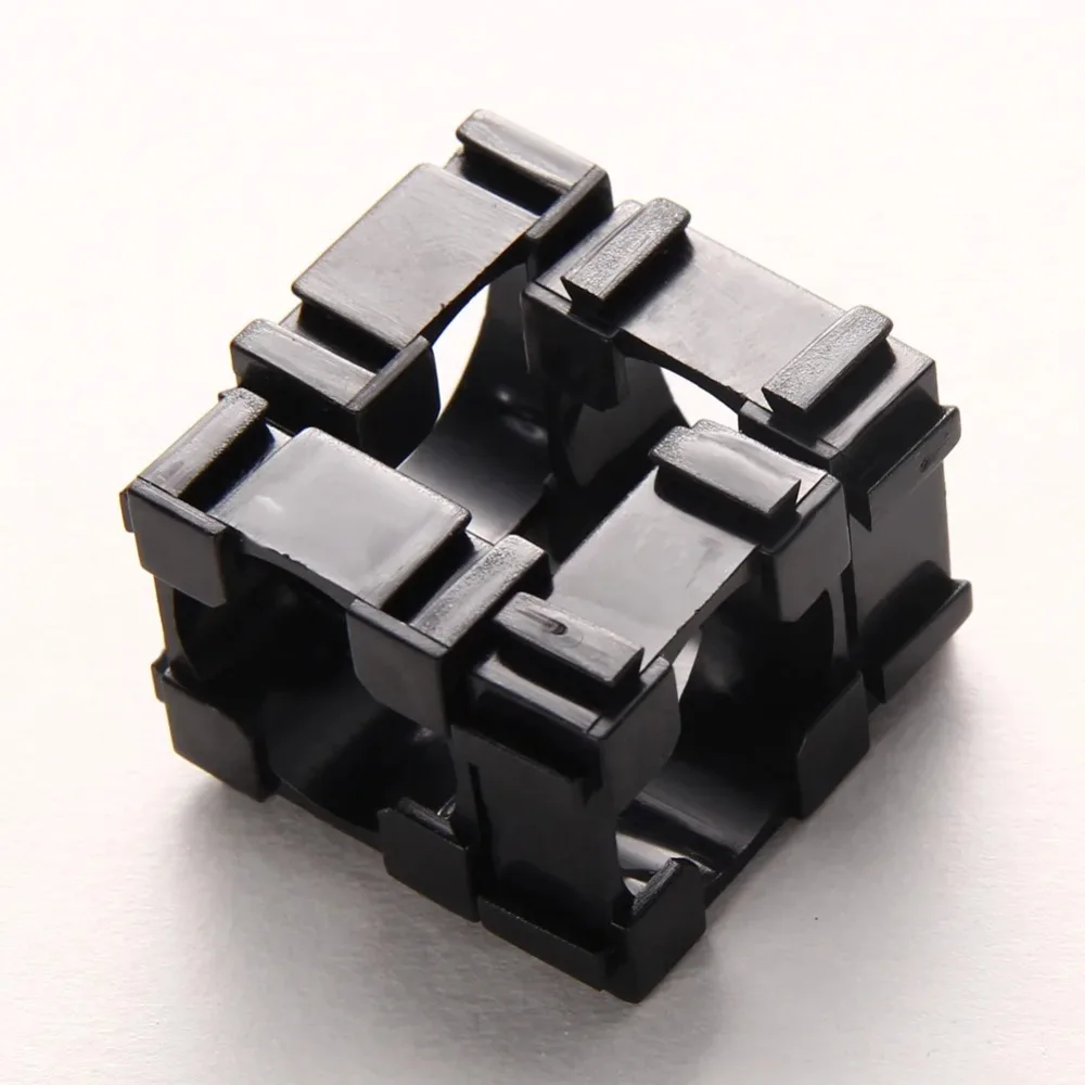 100-400 Stück 18650 Lithium-Batterie-Halter, zylindrisch, Anti-Vibration, Kunststoff-Akku, Halterung, Li-Ionen-Akku, Abstandshalter, Handyhalter – Detail 6