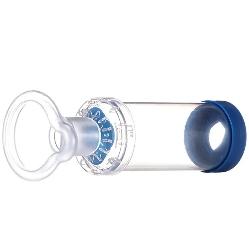 Pet Cat Dog Aerosol Chamber Mask Tank Spacer Assist Inhalation Pump Plastic Silicon Mask