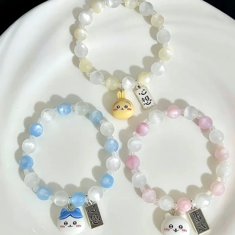 Original Cartoon Chiikawa Girl Bracelet with A Sense of Niche Design Hachiware Usagi Bracelet New Couple Bracelet Accessories