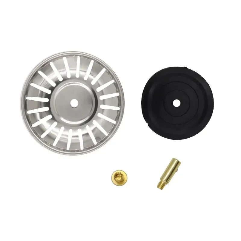 ตะแกรงกรองเศษอาหารในอ่างล้างจาน สแตนเลสคุณภาพสูง ขนาด 80 มม. สำหรับเปลี่ยน 1 ชิ้น