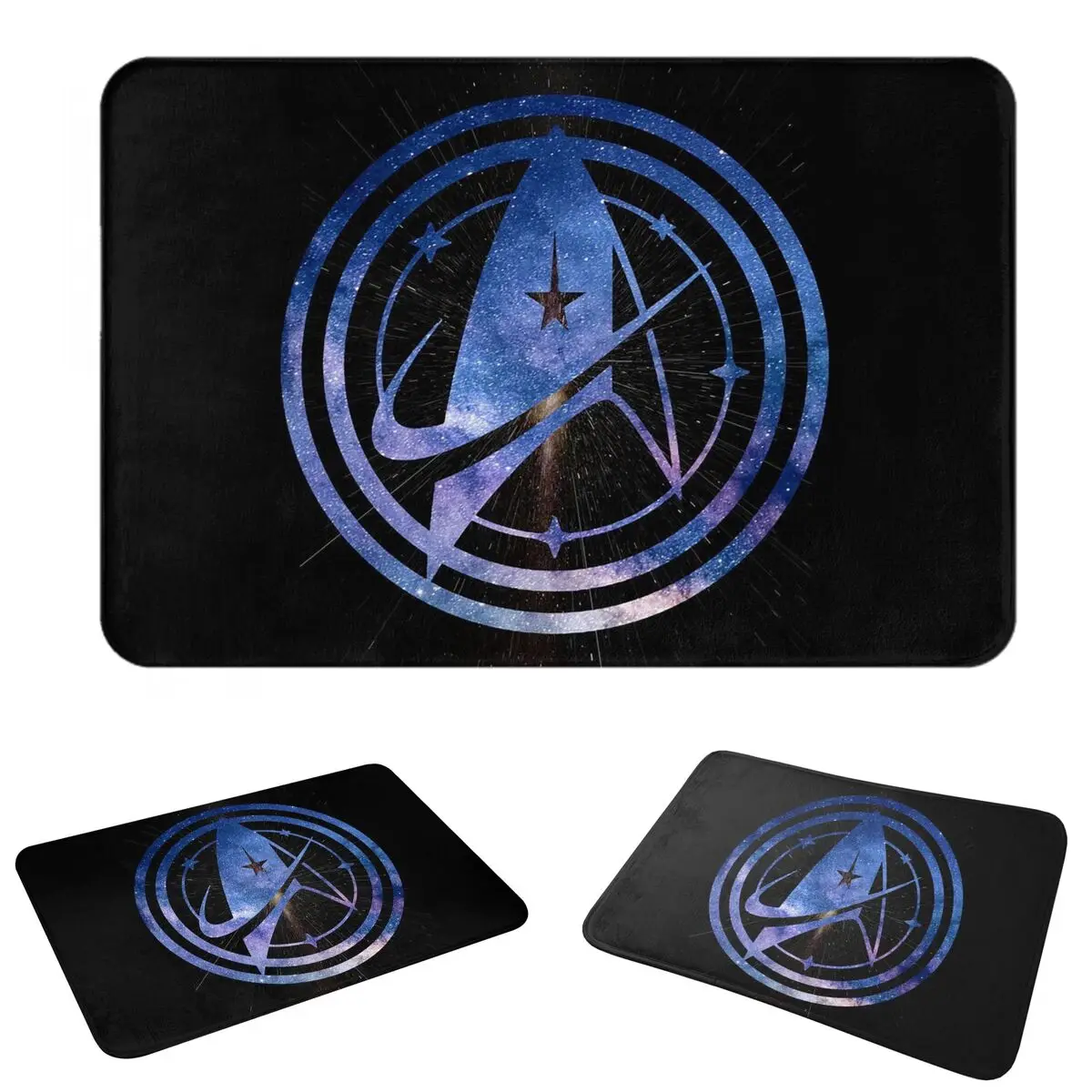 Star Treks Science Fiction TV Series Doormat Cushion Carpet Rug Kitchen Entrance Home Floor Mat for Bathroom Footpad Mats