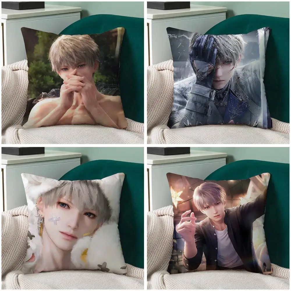 

Cute Savier Love-S And Deep Space Pillow Case Throw Pillow Cover Nordic Vintage Style Cushion Covers Home Living Room Sofa Couch