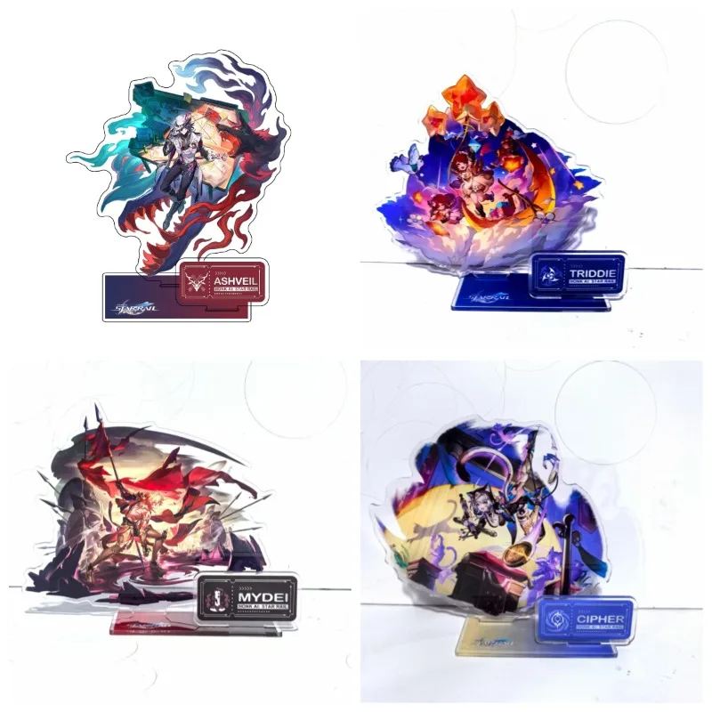 

New Game Honkai: Star Rail Series Cute Acrylic Stand Cartoon Character Creativity Printing Desk Stand Toy Game Fans Gift