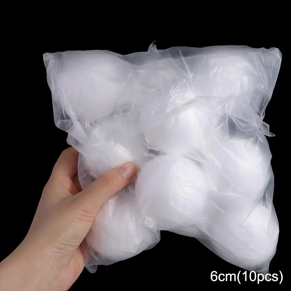 

DIY Supplies Mini Foam Balls White Polystyrene Christmas Balls Round Christmas Ornaments Christmas